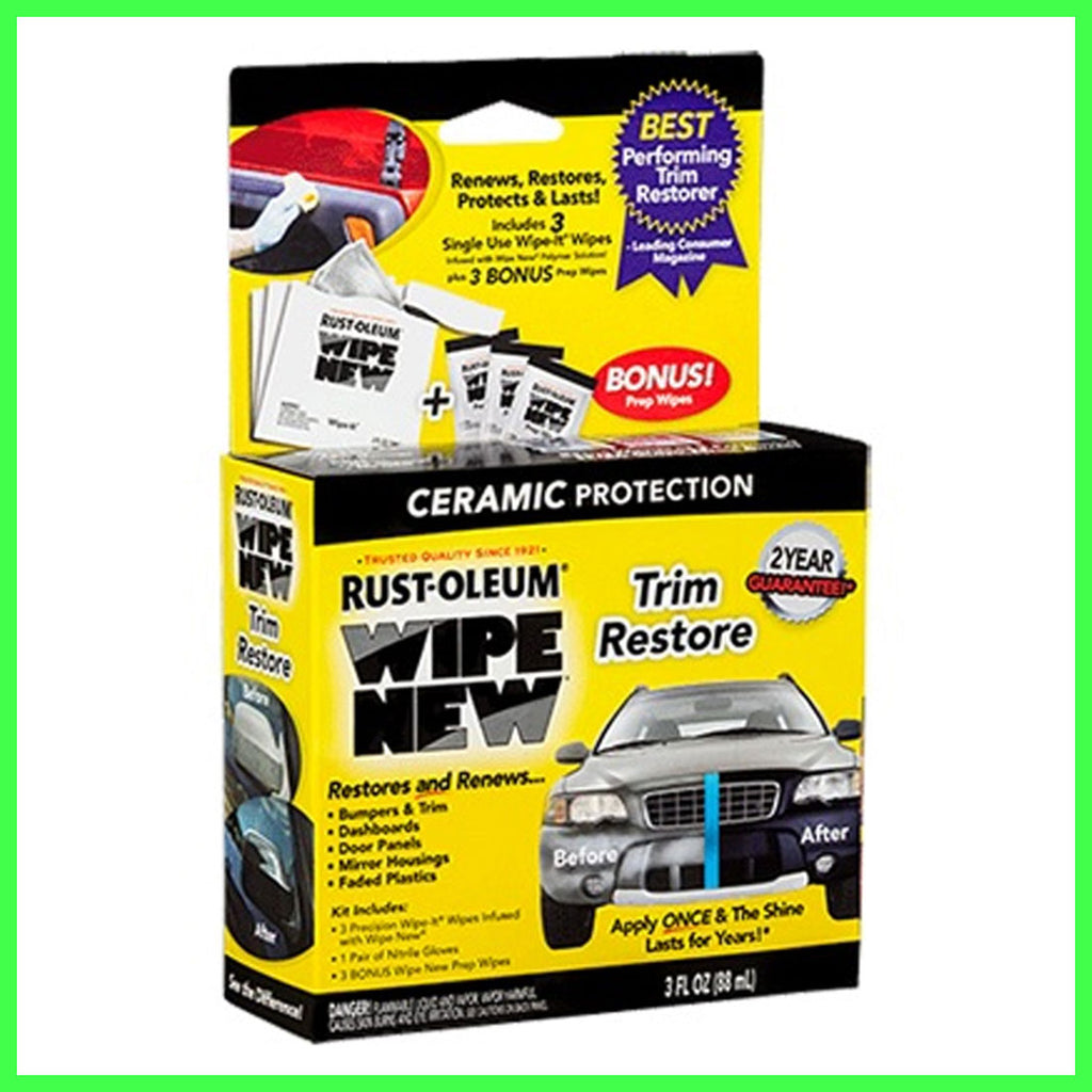 Wipe New Trim Restorer Wipe-On Applicator - Pack of 6