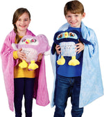 Animal Pillow with Blanket, PINK