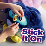Wowls Plush Animal Pillow with Blanket, PURPLE
