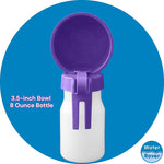 purple water bottle