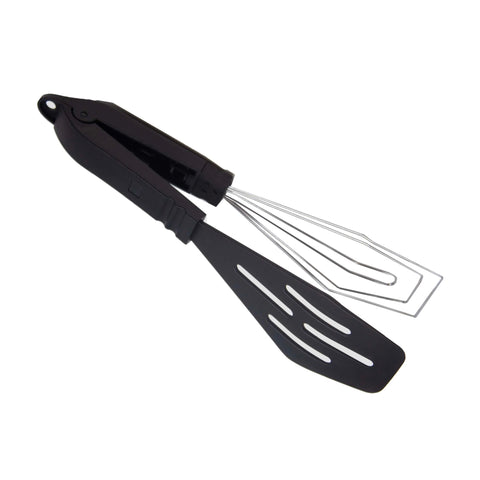 Yoshi 2-in-1 Grip and Flip Tongs Spatula - Versatile Non-Stick Kitchen Tool for Grilling, Cooking & Serving