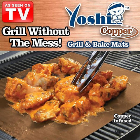 copper grill mat