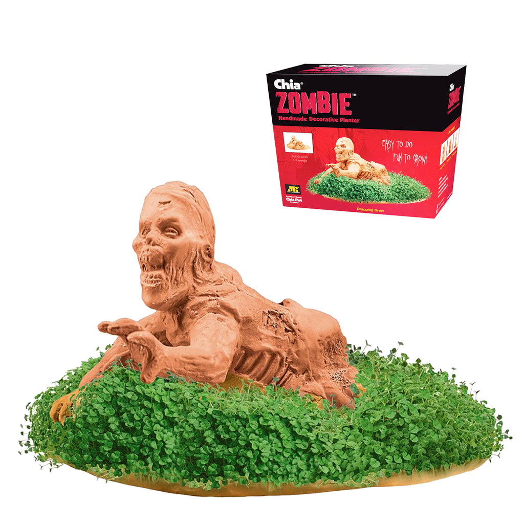 Chia Pet Planter - Zombie - Dragging Drew