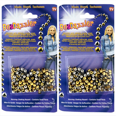 Be-Dazzler Refill - Gold and Silver - Studs -300 pieces