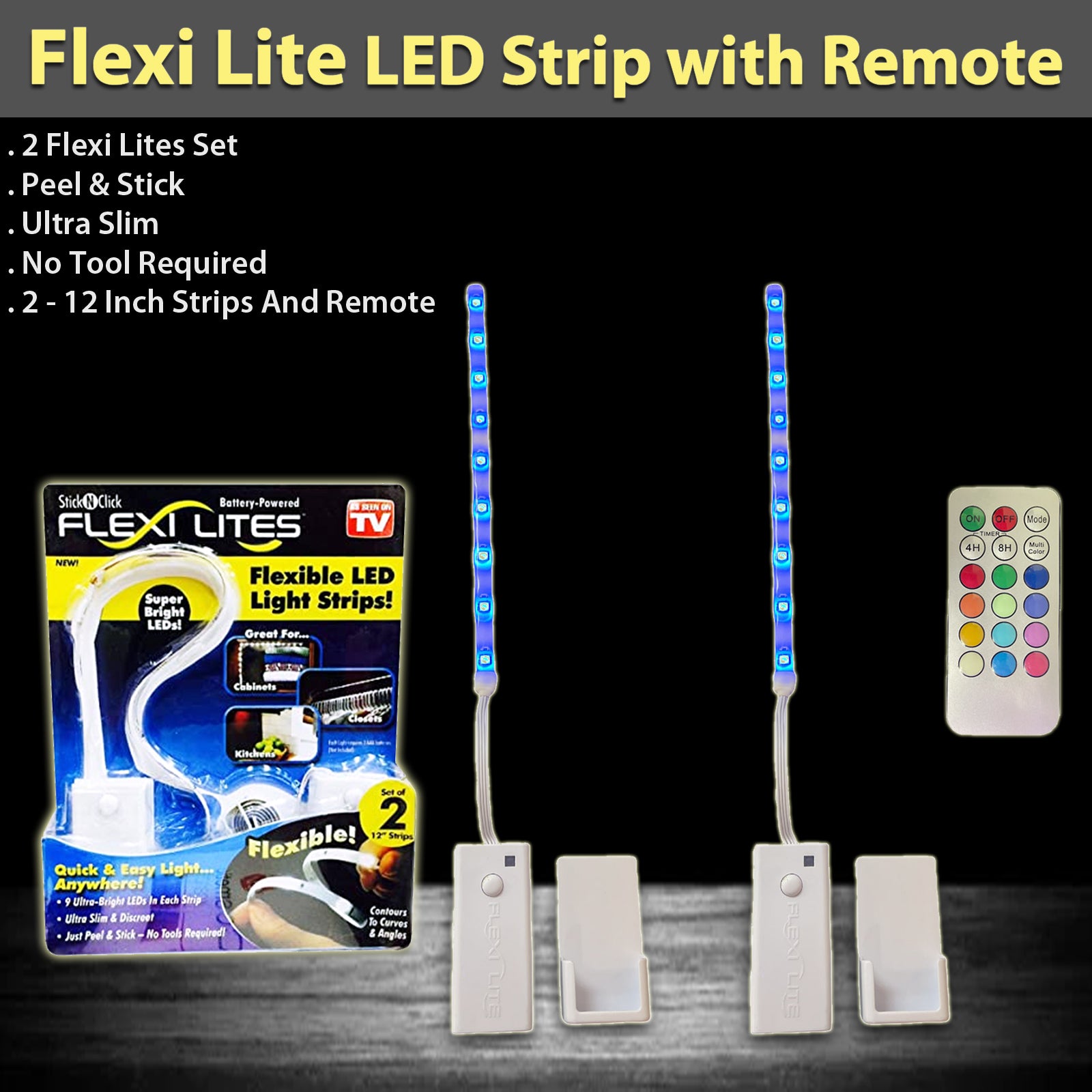 Led Flex Remote Flexi Lite LED Remote Control Battery Powered Flexible Strip