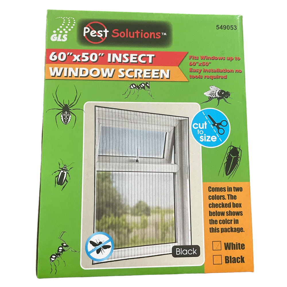 Insect Window Screen Replacement Fly Net Keep Bug Out- White
