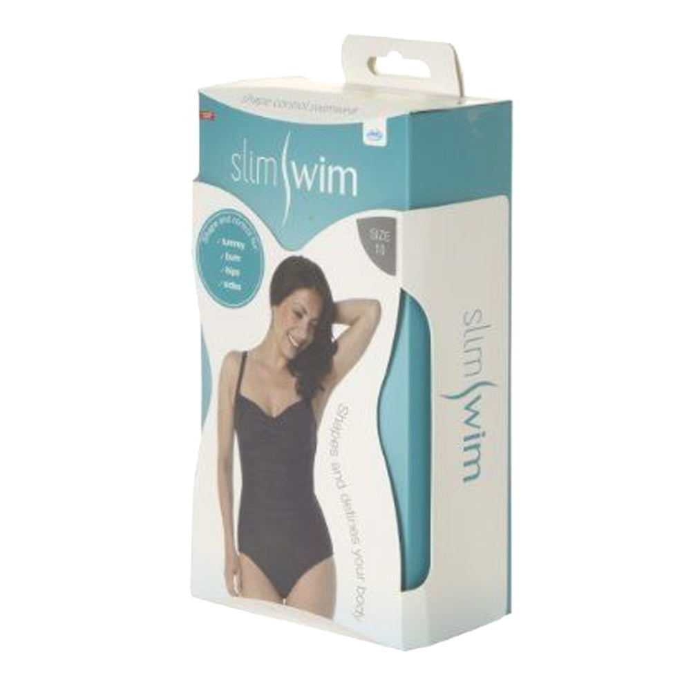 Belvia Shapewear Slimswim Swimsuit Bathing Suit 8-10 Cherry S