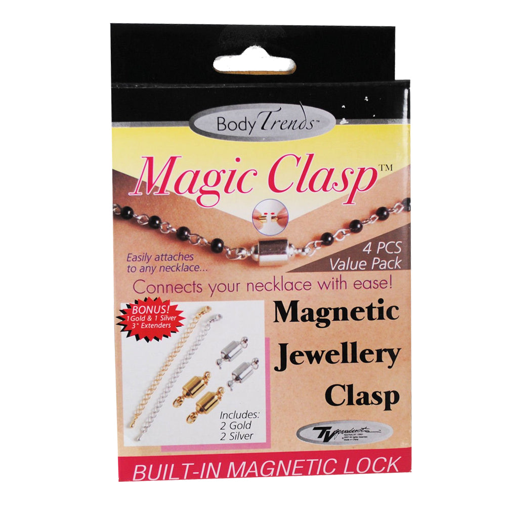 Magnetic 3 Inch Bracelet and Necklace Clasp Extender - Gold
