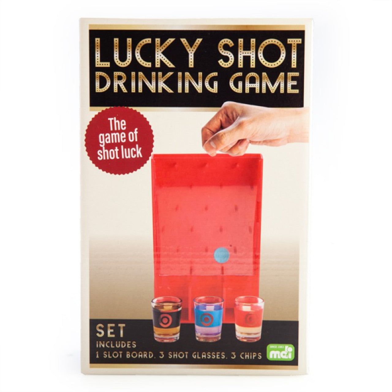 Lucky Shot Glass Drinking Game With Shots