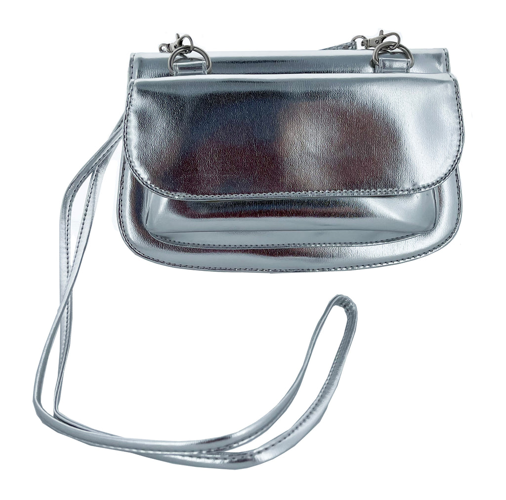 Theft ID Protector RFID Purse/Wallet- Silver